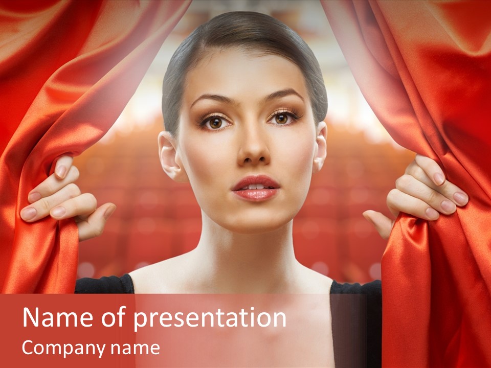 Backstage Beauty Human PowerPoint Template