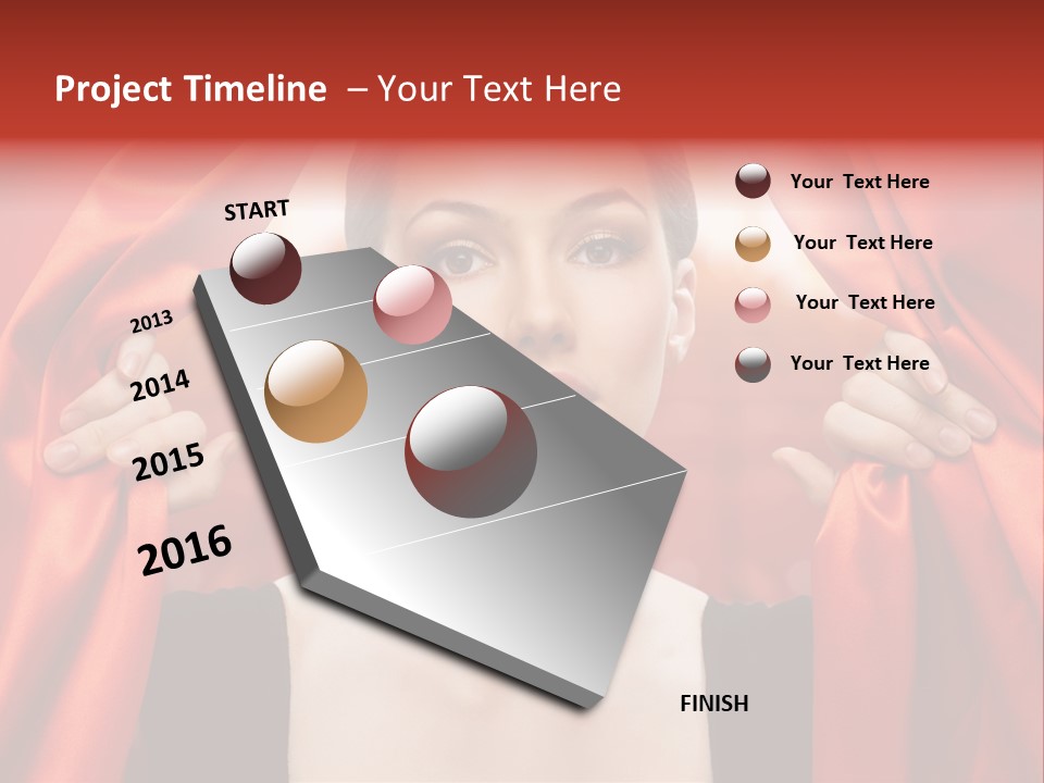 Backstage Beauty Human PowerPoint Template