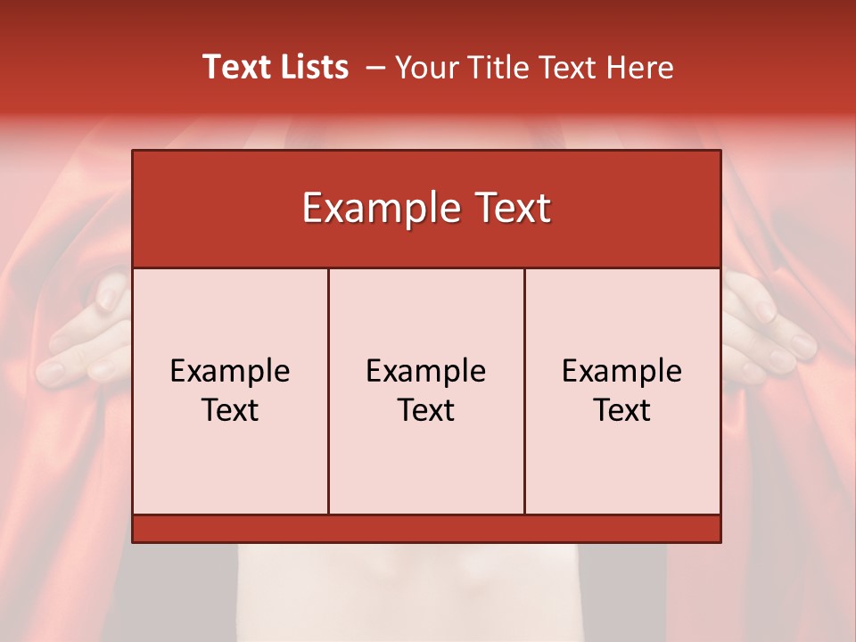 Backstage Beauty Human PowerPoint Template