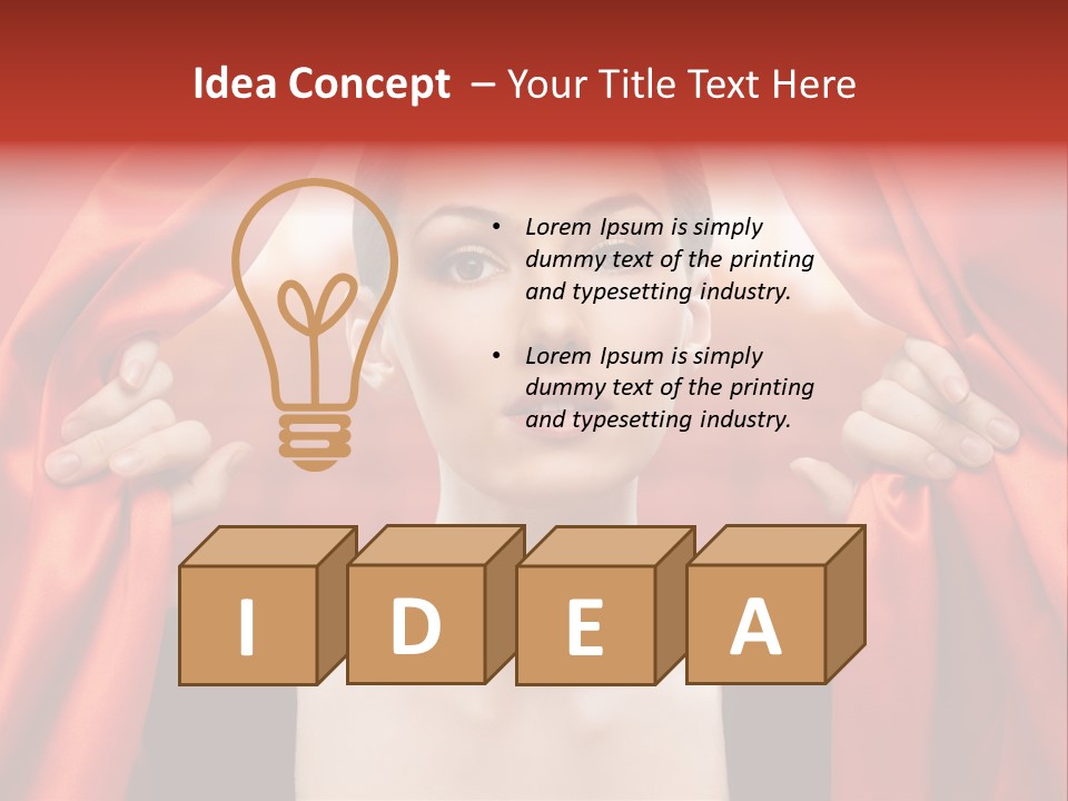 Backstage Beauty Human PowerPoint Template