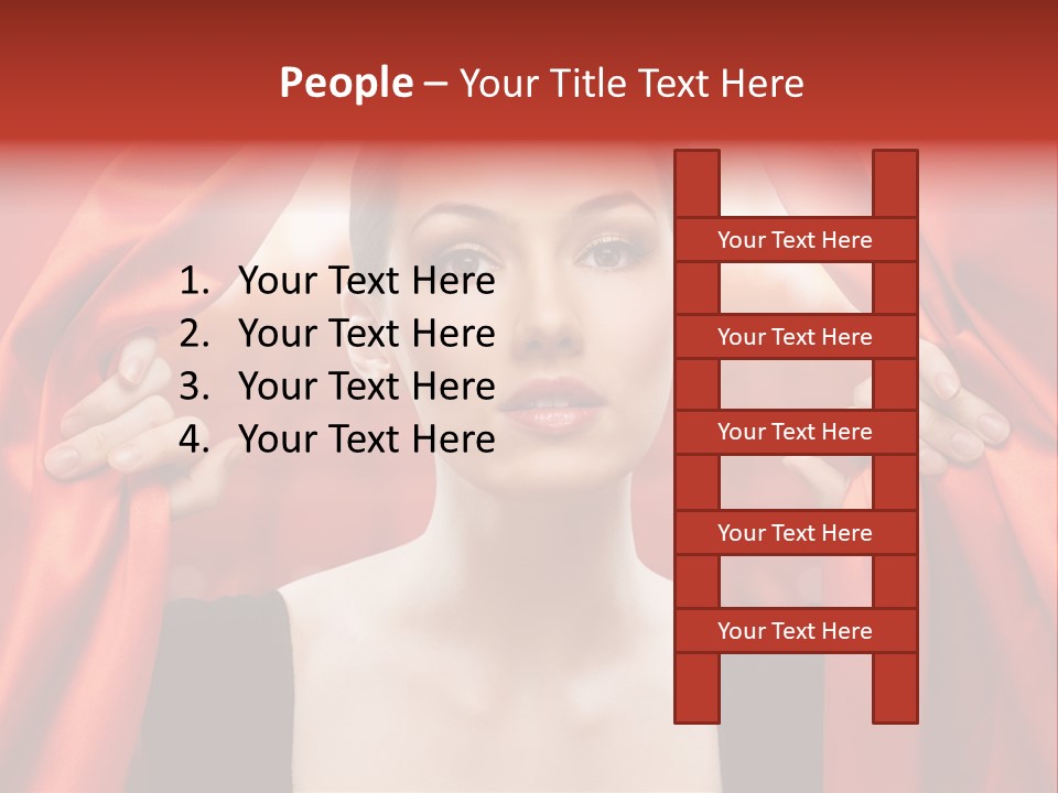 Backstage Beauty Human PowerPoint Template