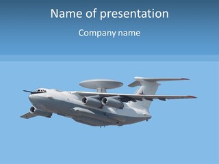 Aircraft Large Plane PowerPoint Template