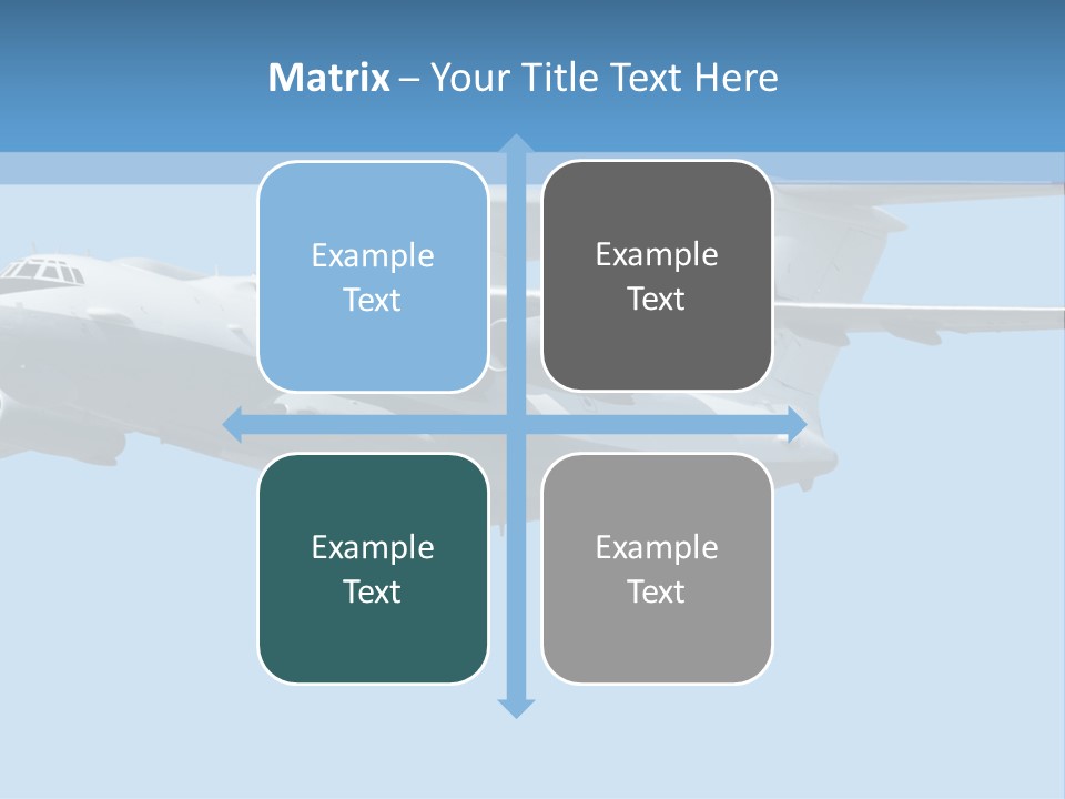 Aircraft Large Plane PowerPoint Template