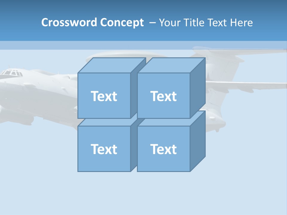Aircraft Large Plane PowerPoint Template