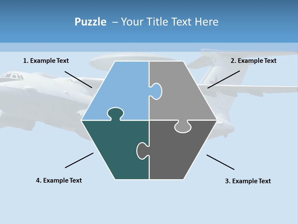 Aircraft Large Plane PowerPoint Template