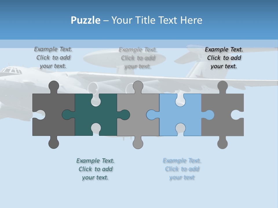 Aircraft Large Plane PowerPoint Template