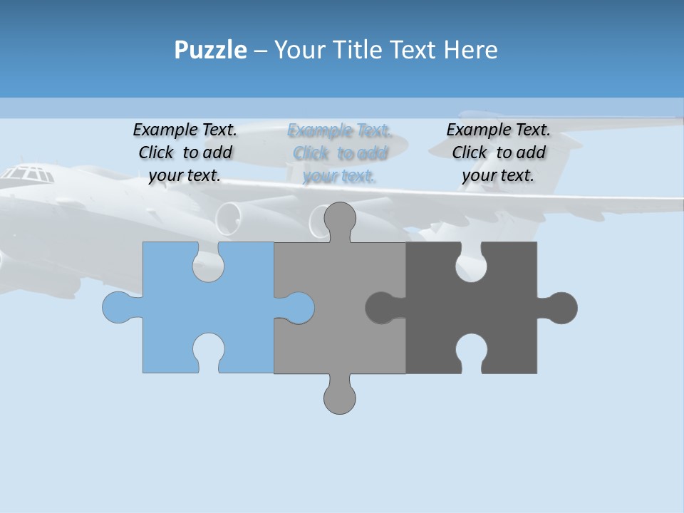 Aircraft Large Plane PowerPoint Template