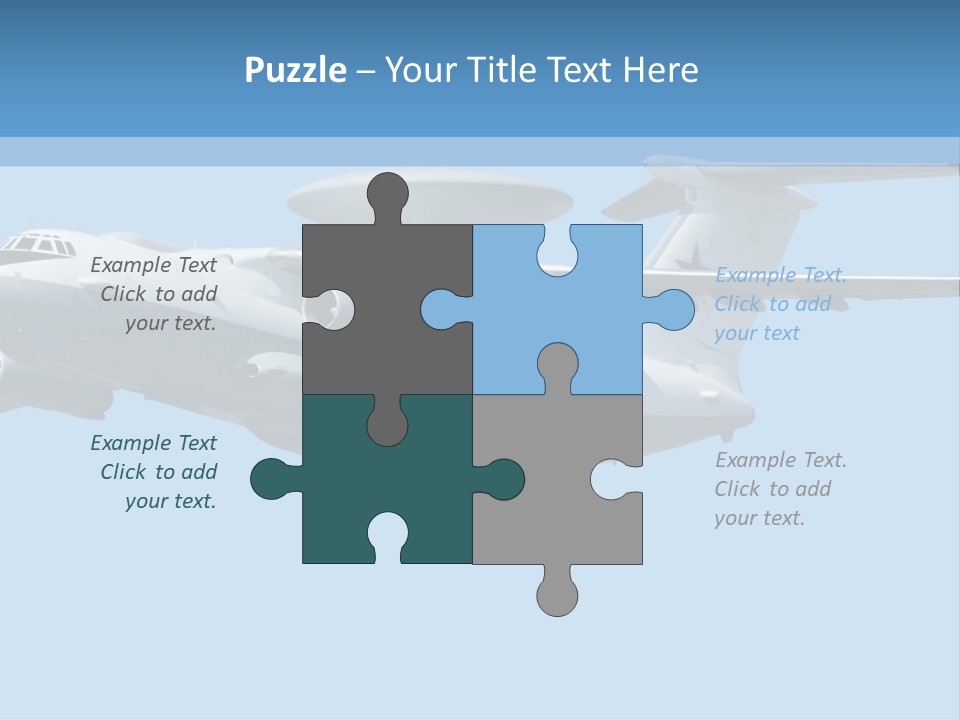 Aircraft Large Plane PowerPoint Template