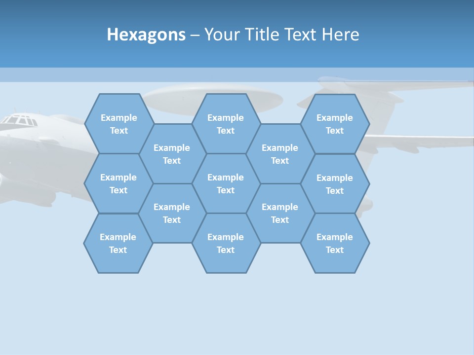 Aircraft Large Plane PowerPoint Template
