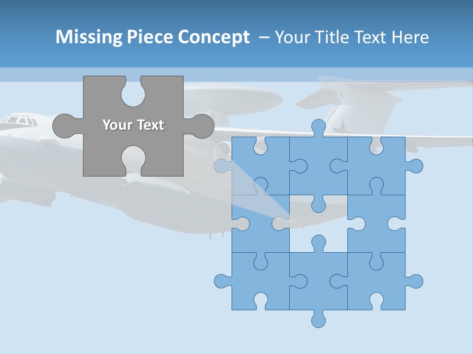 Aircraft Large Plane PowerPoint Template