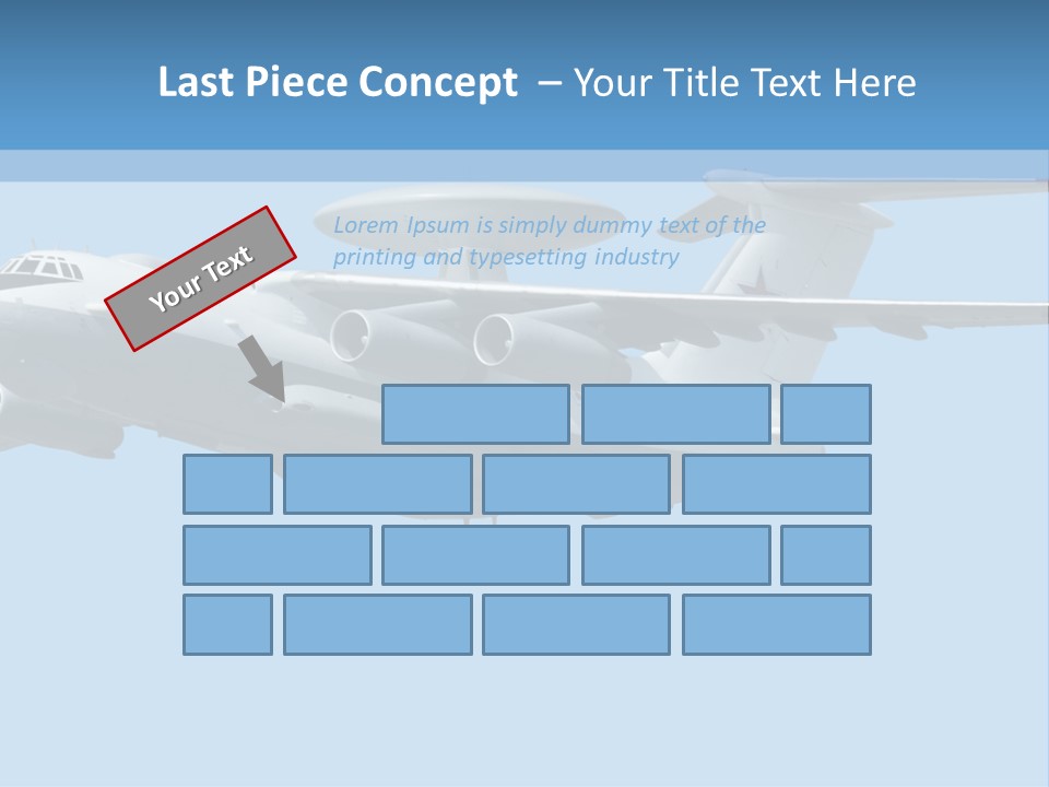 Aircraft Large Plane PowerPoint Template