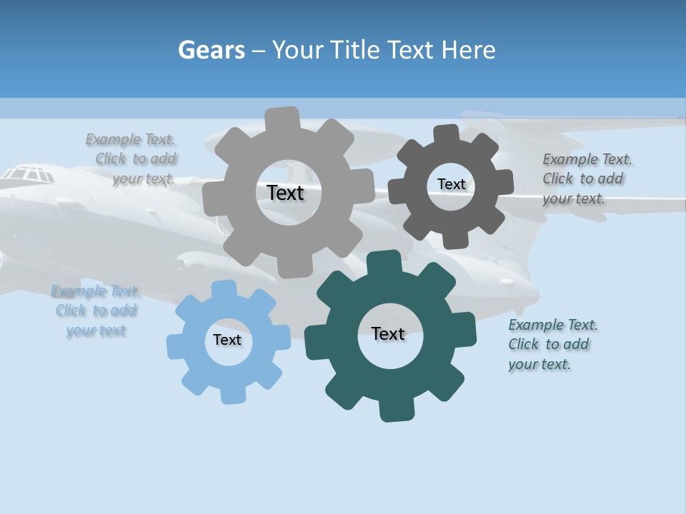 Aircraft Large Plane PowerPoint Template