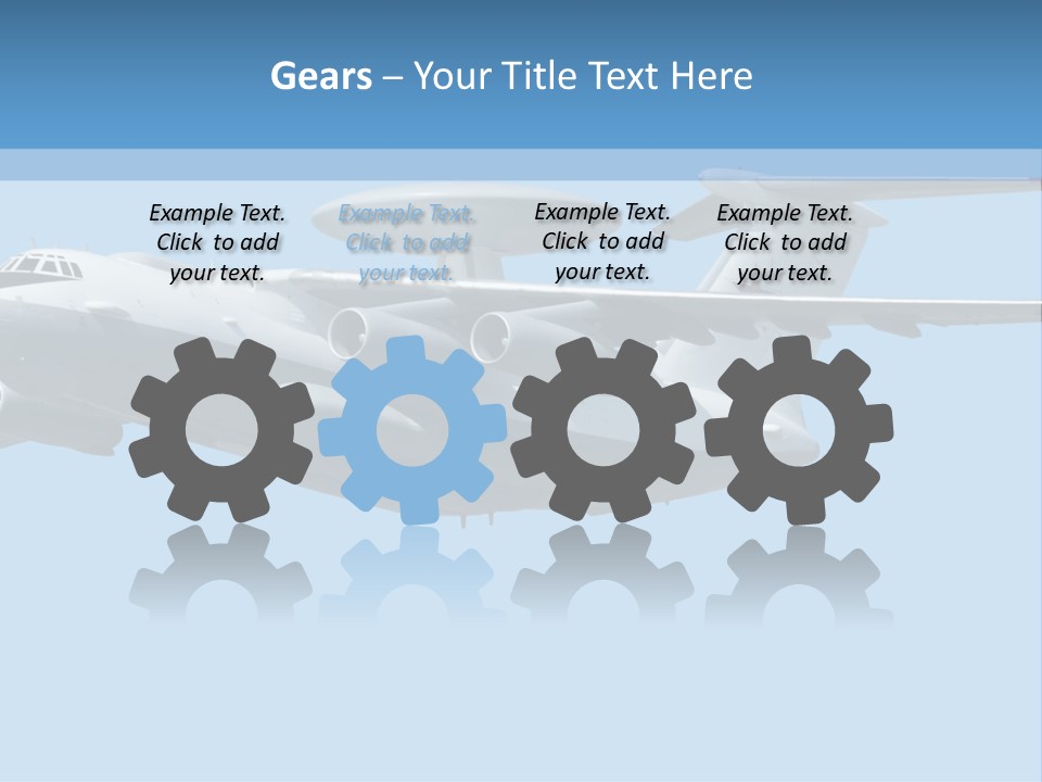 Aircraft Large Plane PowerPoint Template