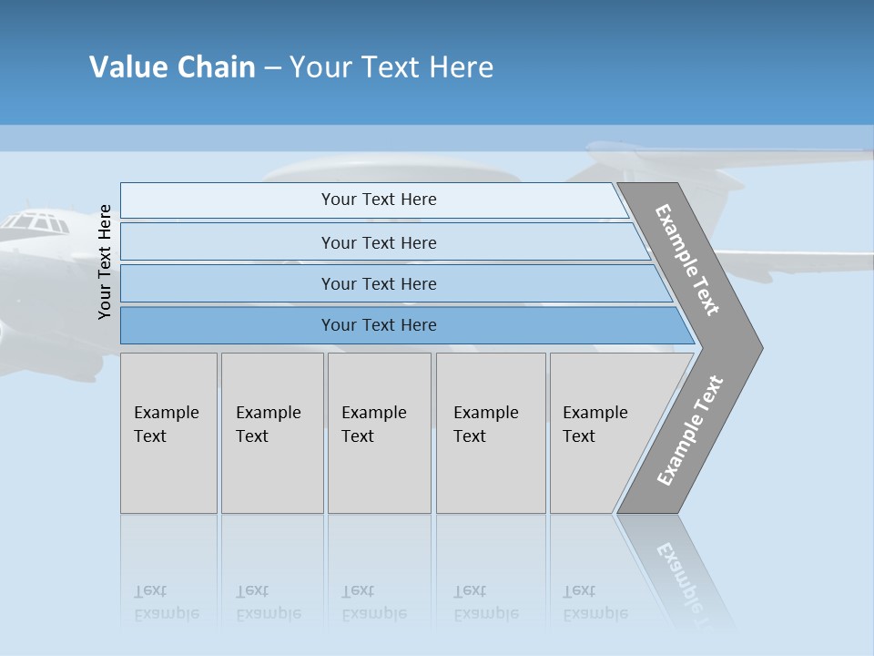 Aircraft Large Plane PowerPoint Template