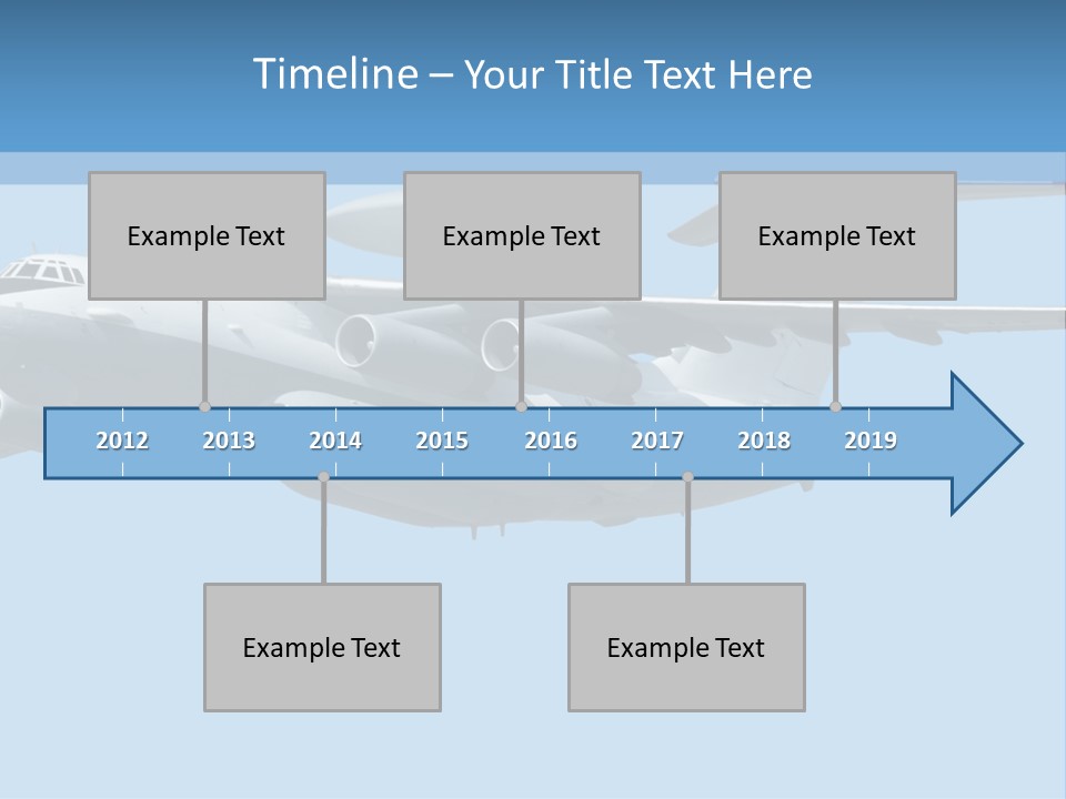 Aircraft Large Plane PowerPoint Template