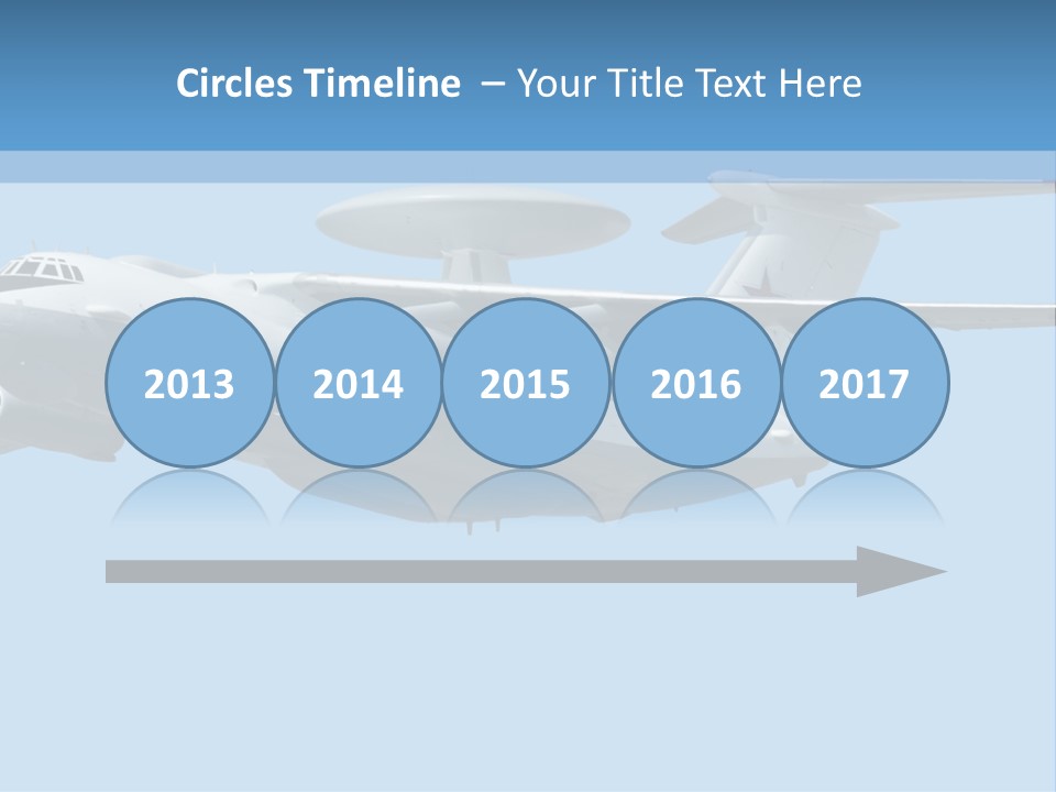 Aircraft Large Plane PowerPoint Template