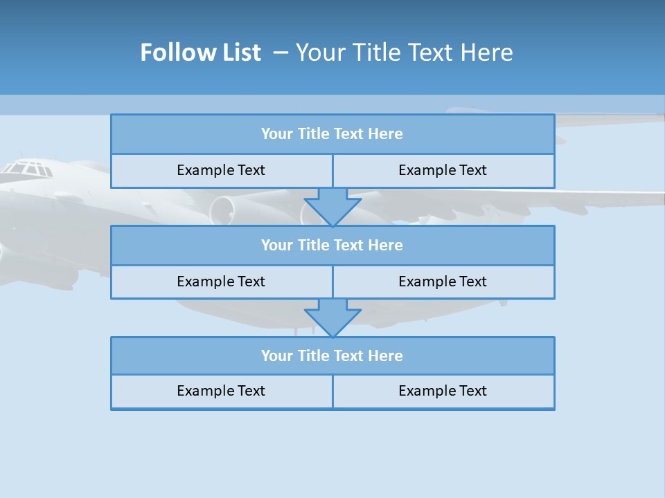 Aircraft Large Plane PowerPoint Template