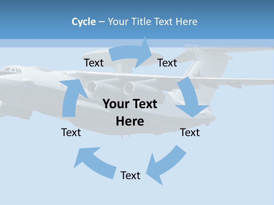Aircraft Large Plane PowerPoint Template