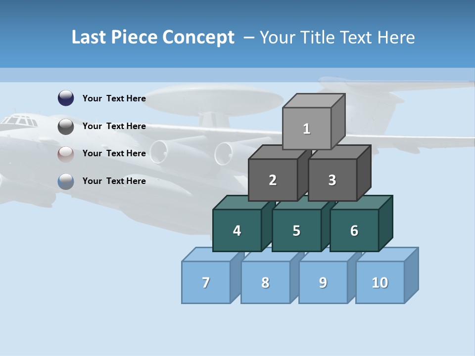 Aircraft Large Plane PowerPoint Template