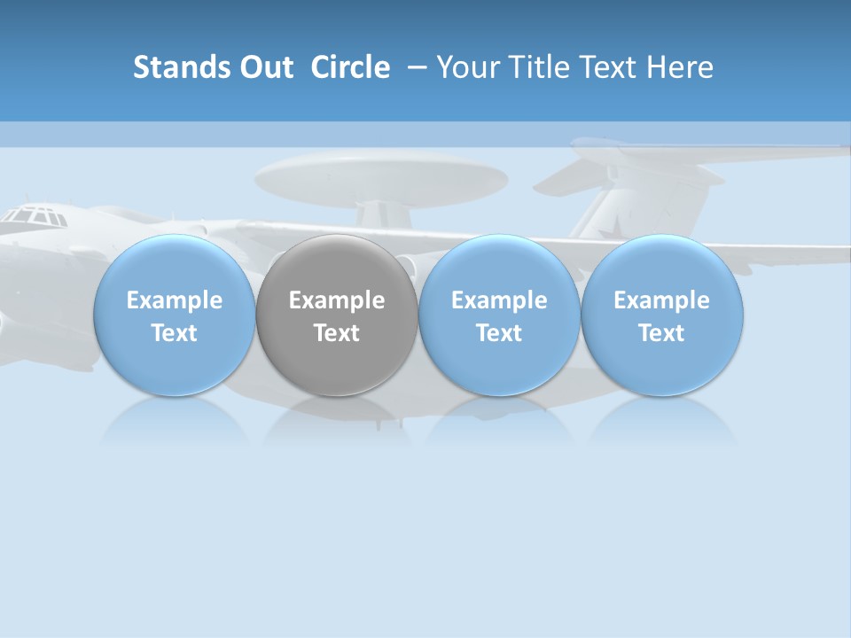 Aircraft Large Plane PowerPoint Template