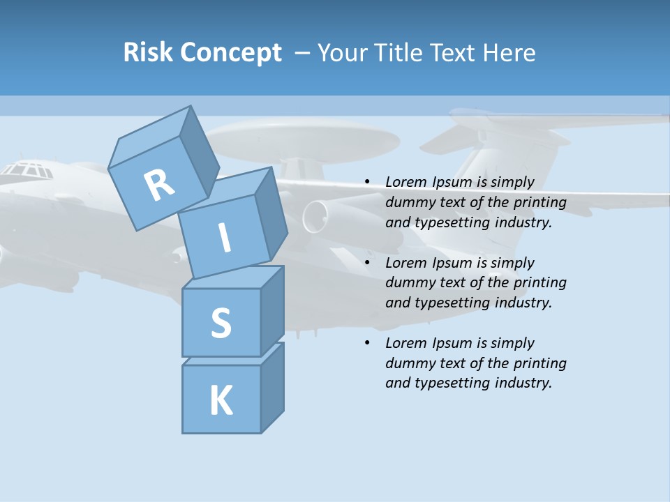 Aircraft Large Plane PowerPoint Template