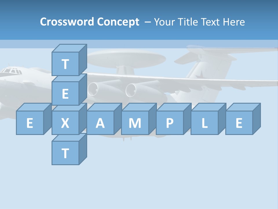 Aircraft Large Plane PowerPoint Template