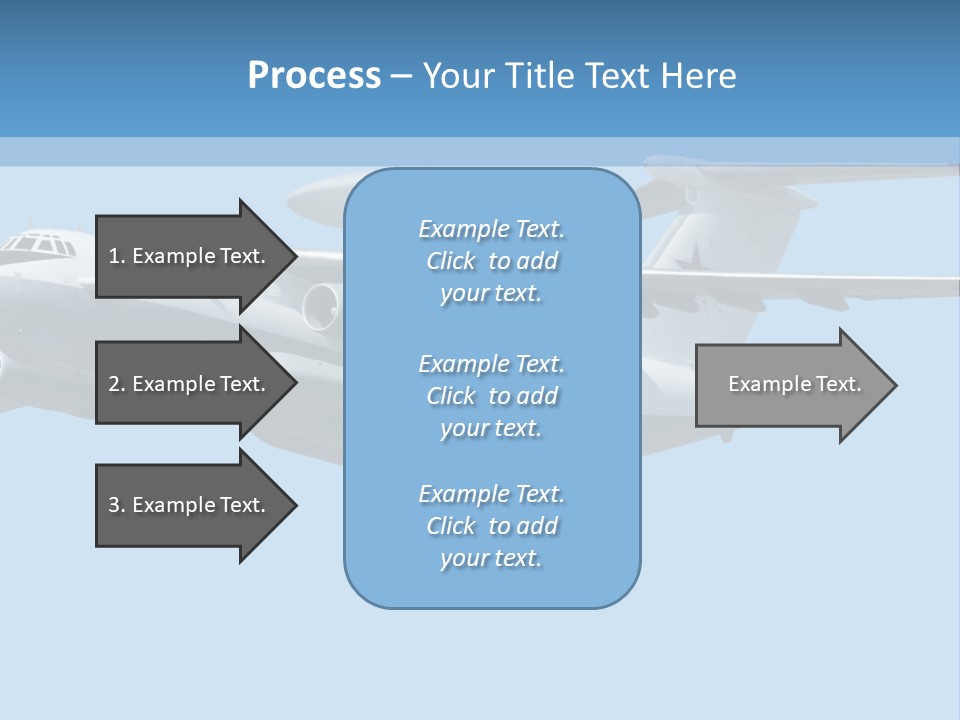 Aircraft Large Plane PowerPoint Template