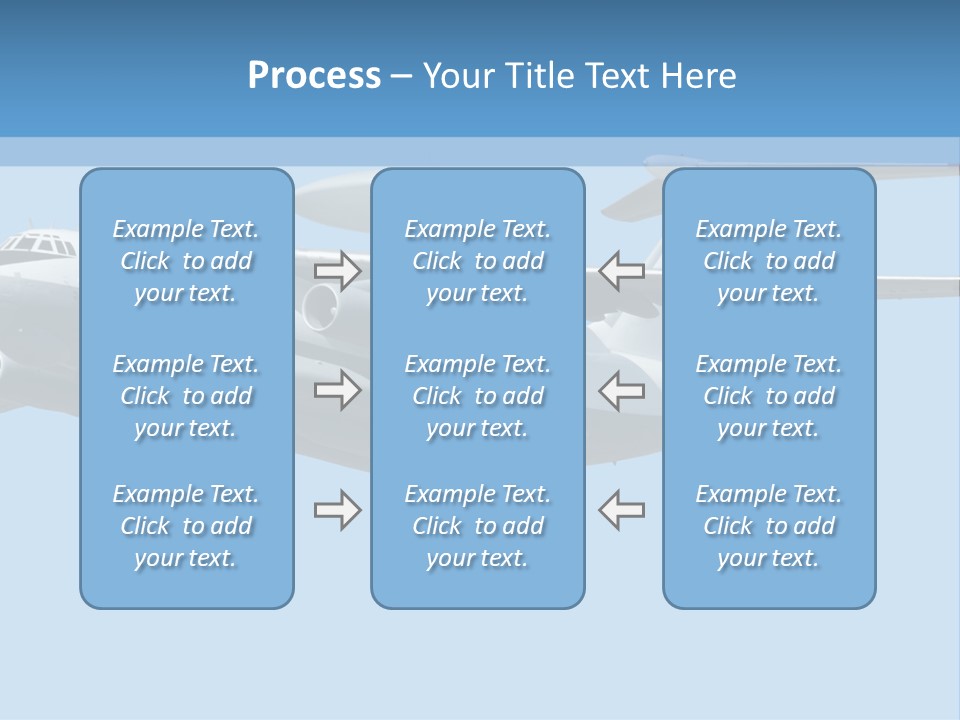 Aircraft Large Plane PowerPoint Template