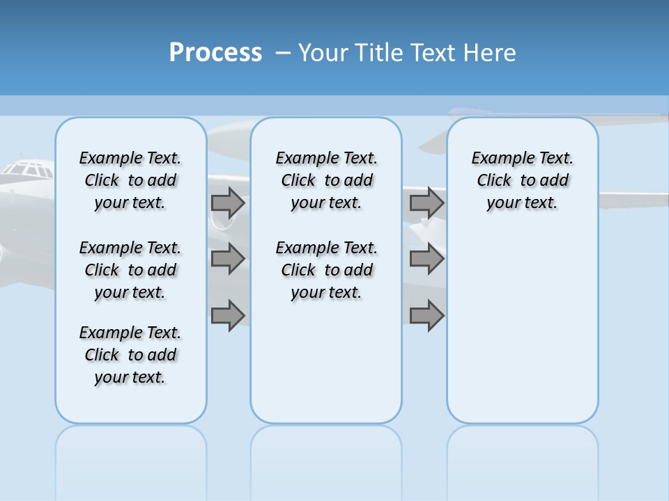 Aircraft Large Plane PowerPoint Template