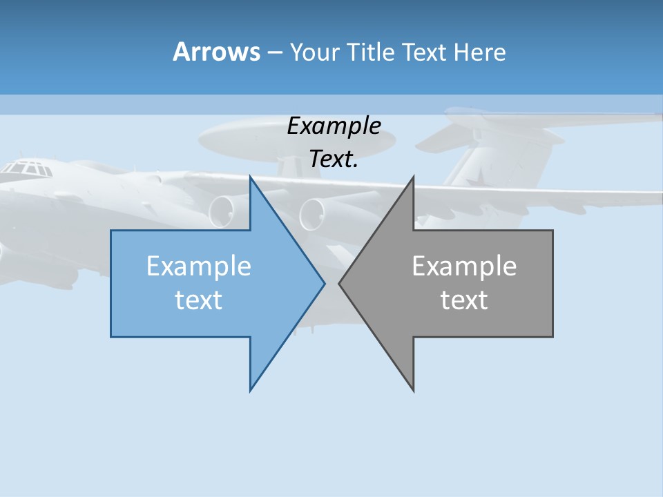 Aircraft Large Plane PowerPoint Template