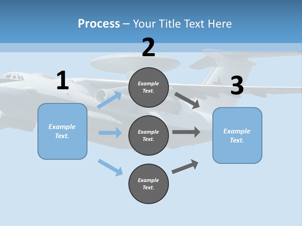 Aircraft Large Plane PowerPoint Template