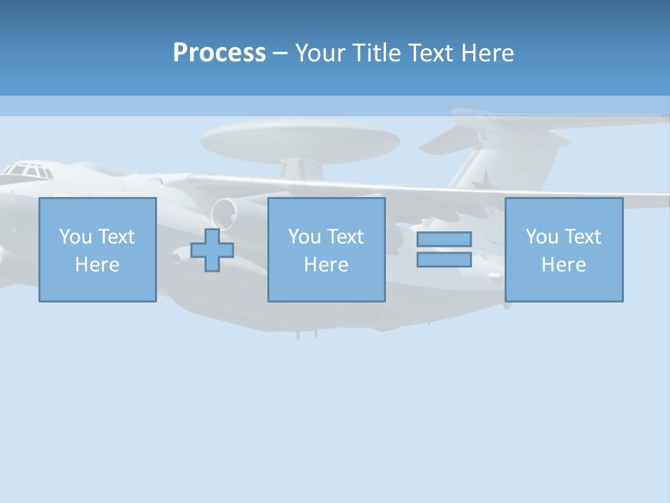 Aircraft Large Plane PowerPoint Template