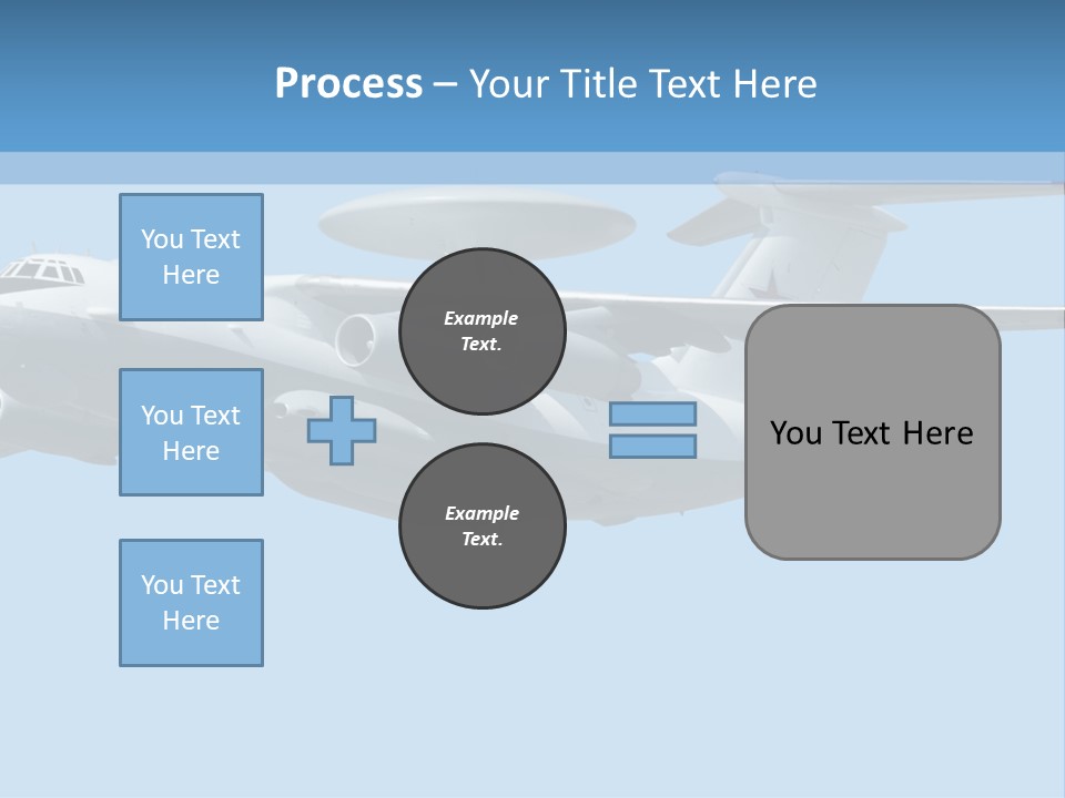 Aircraft Large Plane PowerPoint Template