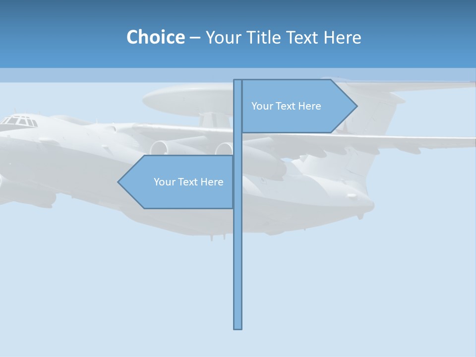 Aircraft Large Plane PowerPoint Template