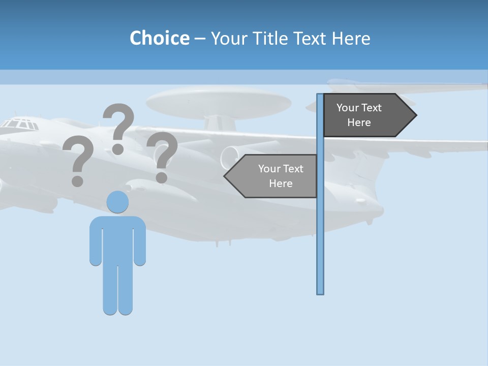 Aircraft Large Plane PowerPoint Template