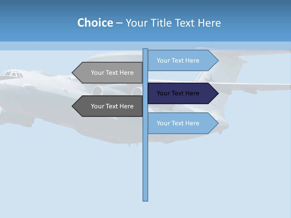 Aircraft Large Plane PowerPoint Template