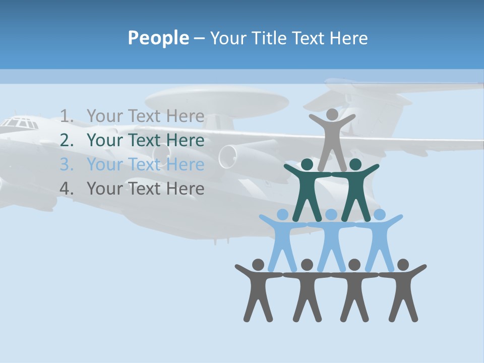 Aircraft Large Plane PowerPoint Template