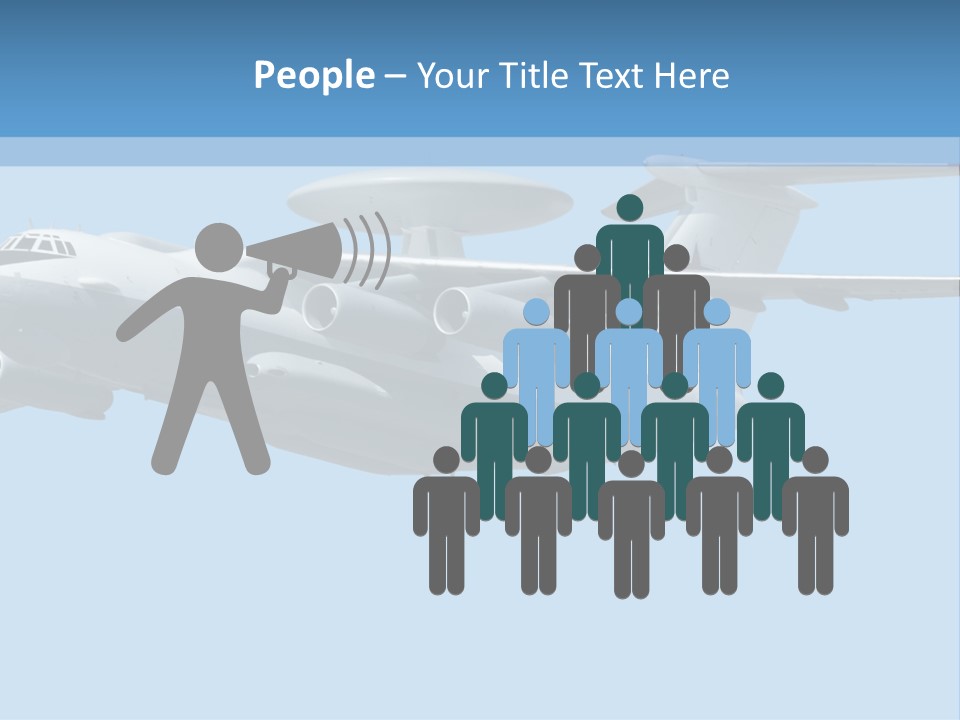 Aircraft Large Plane PowerPoint Template