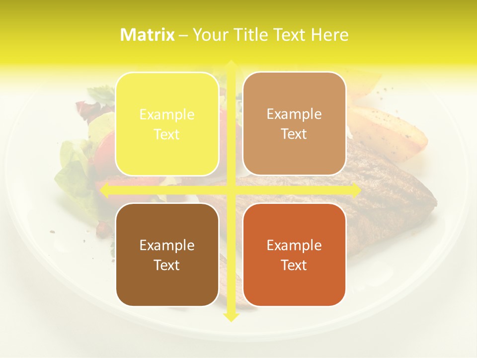 Roasted Beef Horizontal PowerPoint Template