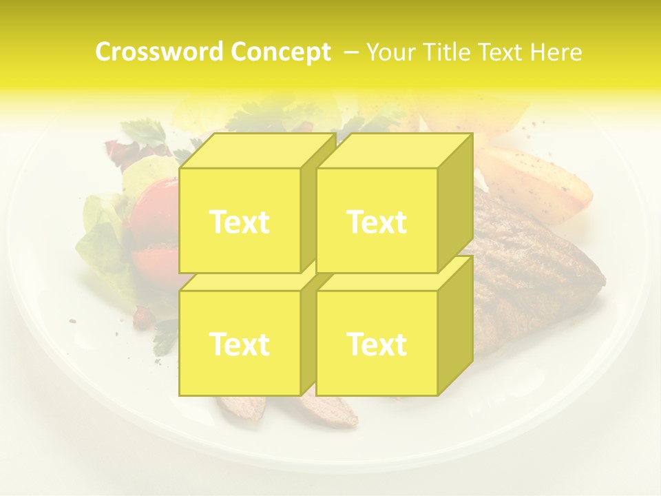 Roasted Beef Horizontal PowerPoint Template
