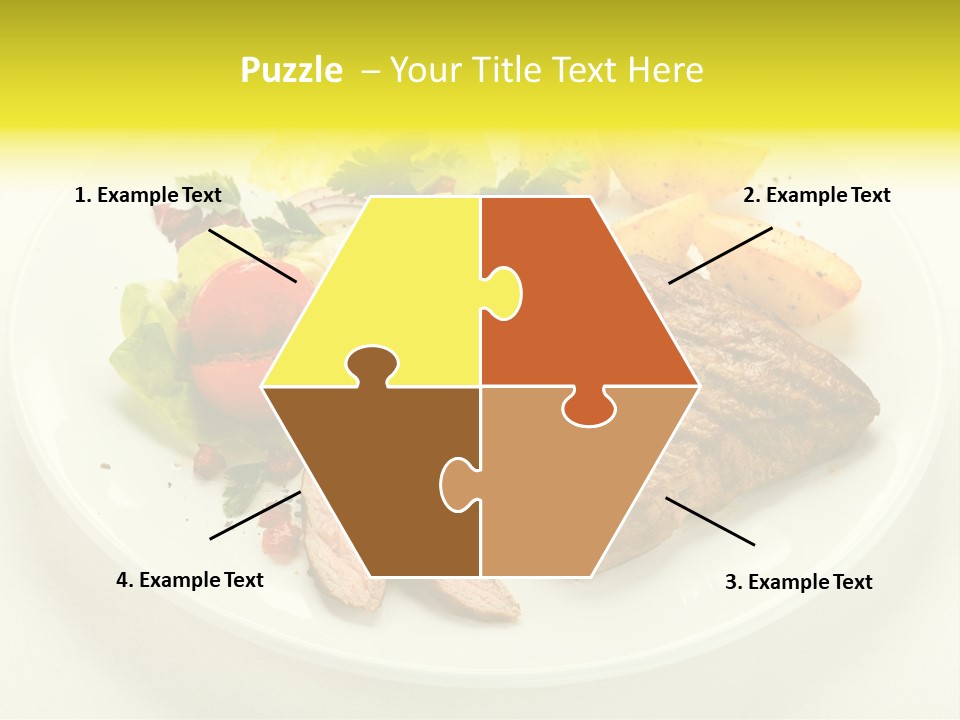 Roasted Beef Horizontal PowerPoint Template