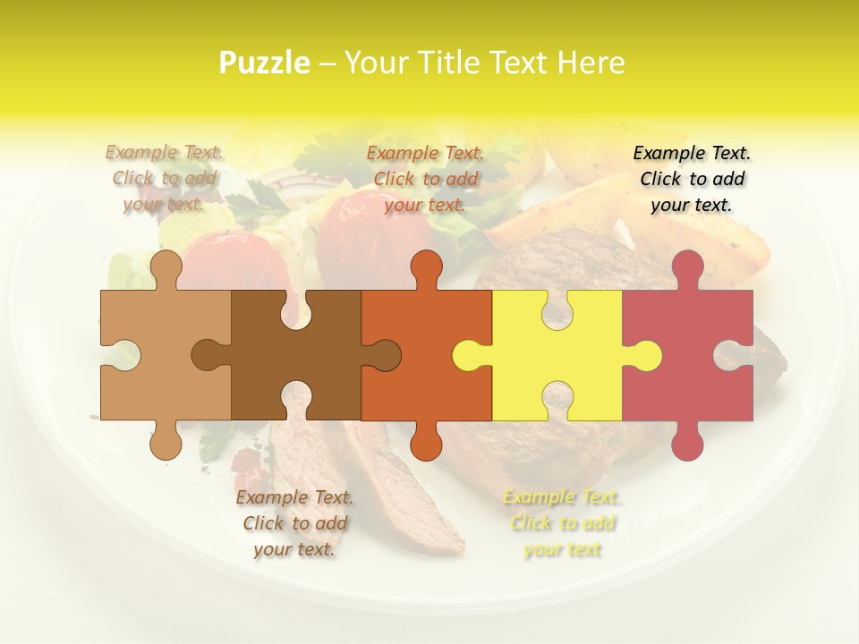 Roasted Beef Horizontal PowerPoint Template