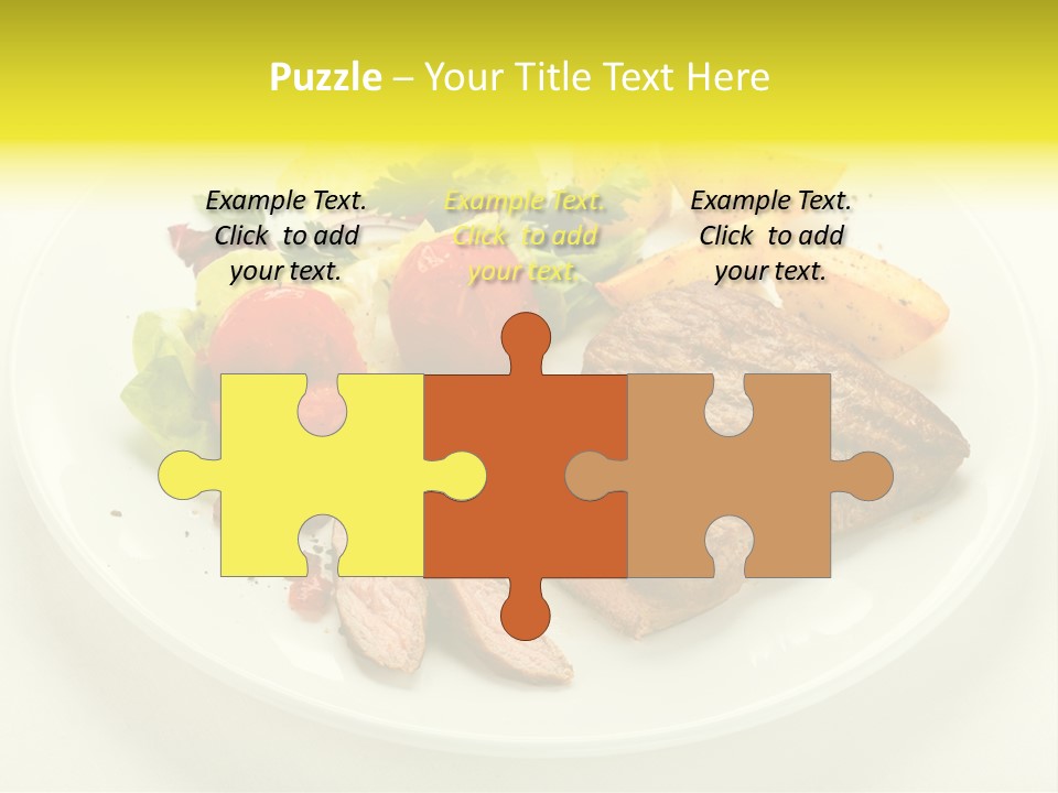 Roasted Beef Horizontal PowerPoint Template