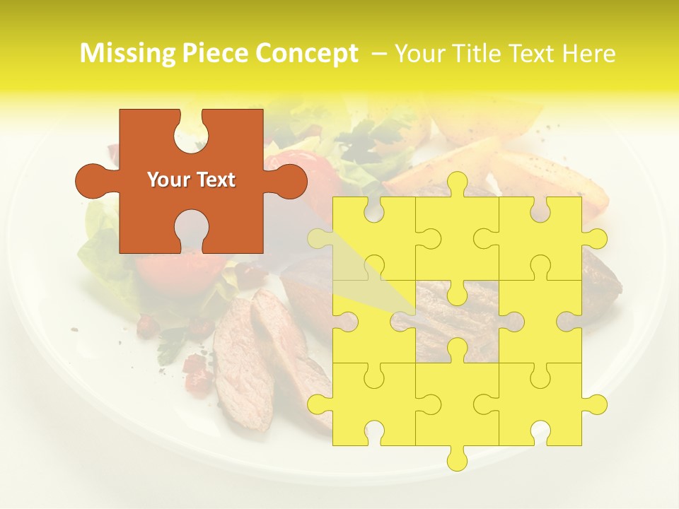 Roasted Beef Horizontal PowerPoint Template