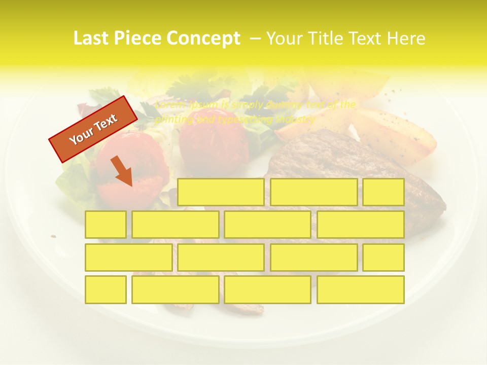 Roasted Beef Horizontal PowerPoint Template