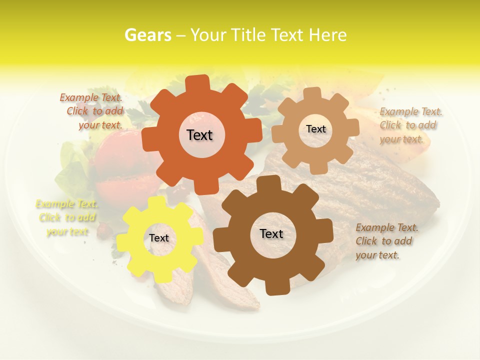 Roasted Beef Horizontal PowerPoint Template