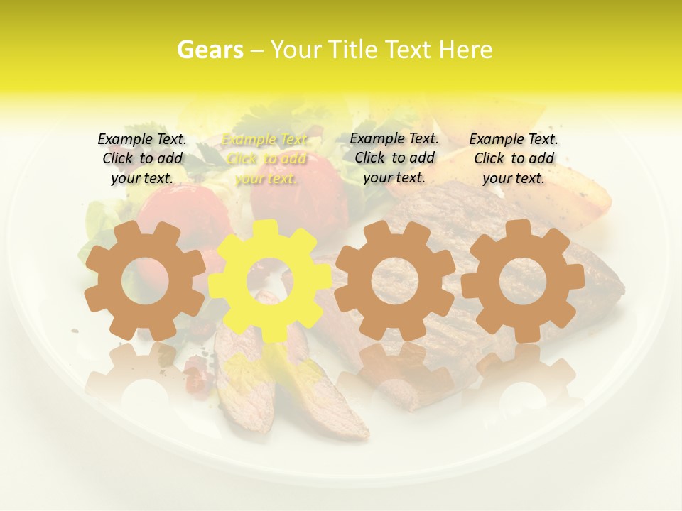 Roasted Beef Horizontal PowerPoint Template