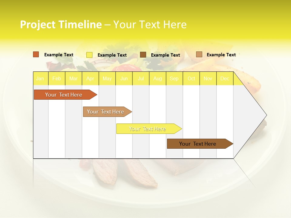 Roasted Beef Horizontal PowerPoint Template