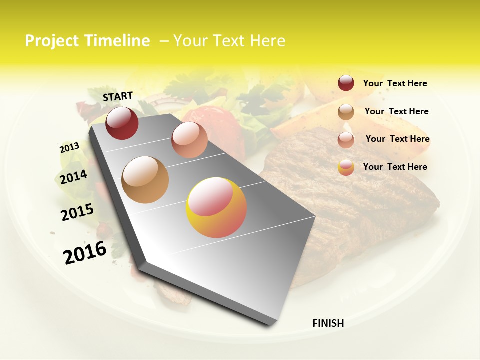 Roasted Beef Horizontal PowerPoint Template