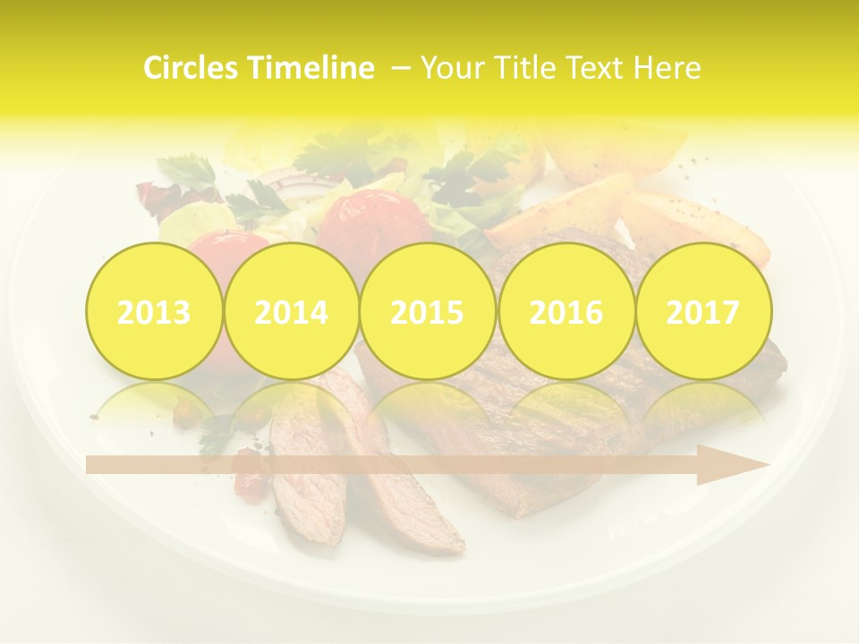 Roasted Beef Horizontal PowerPoint Template